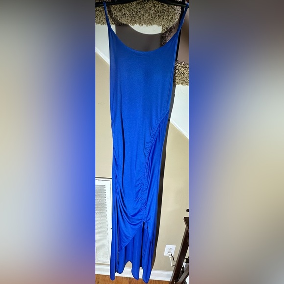 Royal blue slip dress - Picture 2 of 5